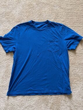 Wrangler Men's Royal Blue Pocket Crew Tee